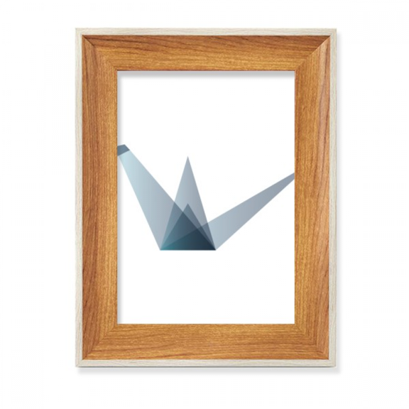 Origa Crane Geometric Shape Desktop Wooden Photo Frame Display Picture Art Painting Multiple Sets