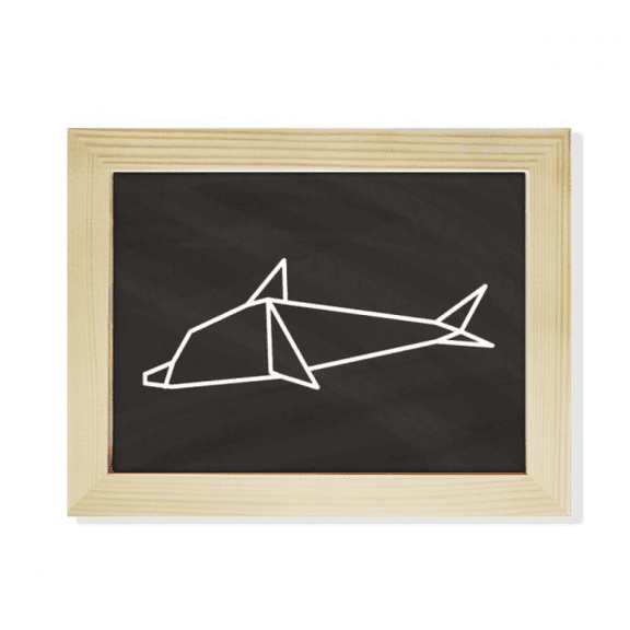 Origa Dolphin Geometric Shape Desktop Photo Frame Picture Art Decoration Painting 6x8 inch
