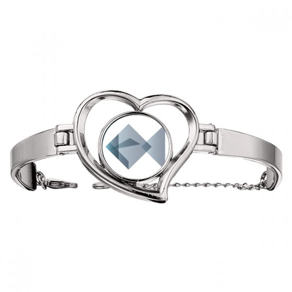 Origa Fish Geometric Shape Bracelet Heart Jewelry Wire Bangle