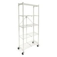 thumbnail image 1 of Origami 2 Pack RPR Series 5 Shelf Steel Rack Holds up to 100 Pounds, White, 1 of 10