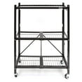 thumbnail image 1 of Origami 3 Tier Folding Shelf Garage Shelves Heavy Duty Shelving with Wheels, 1 of 2