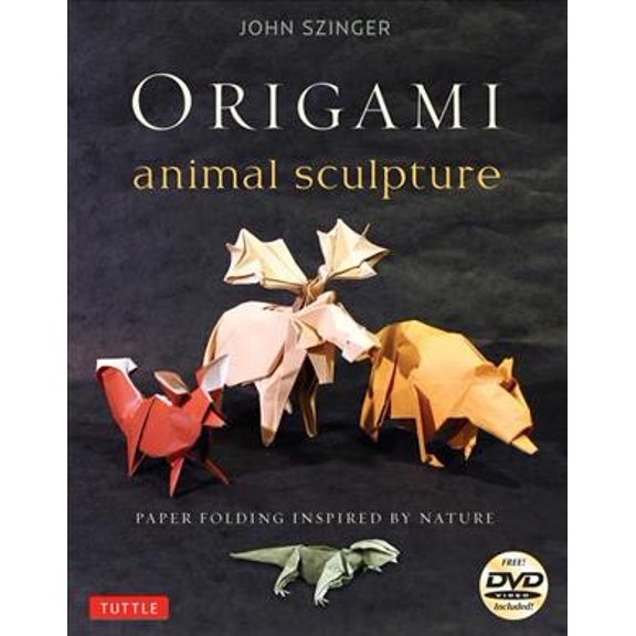 Pre-Owned Origami Animal Sculpture: Paper Folding Inspired by Nature-includes Instructional DVD: Paper Folding Inspired by Nature: Fold and Display Intermediate ... Book with 22 Models and Paperback