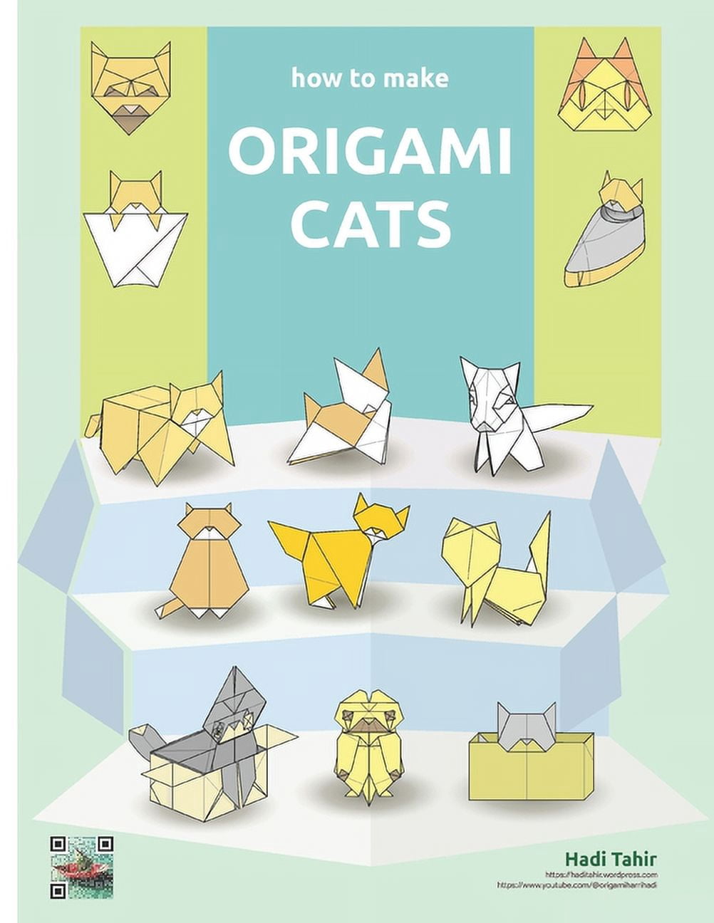 Origami Animals How to Make Origami Cats, (Paperback)