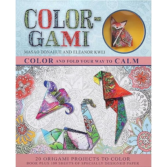 Pre-Owned Color-Gami: Color and Fold Your Way to Calm (Misc.) 1667202898 9781667202891
