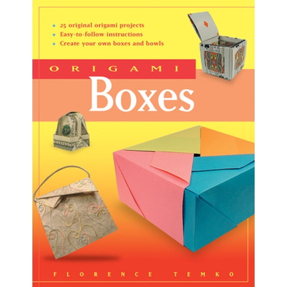 Pre-Owned Origami Boxes: This Easy Origami Book Contains 25 Fun Projects and Origami How-To Instructions: Great for Both Kids and Adults! (Paperback) 0804834954 9780804834957