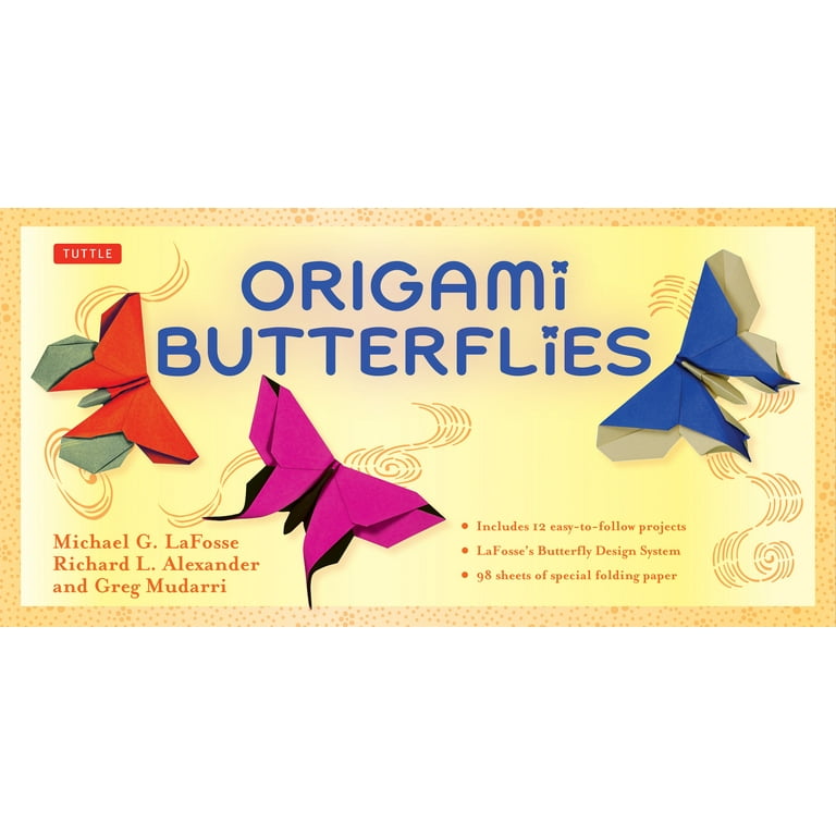 Origami Butterflies Kit: Kit Includes 2 Origami Books, 12 Fun Projects, 98  Origami Papers and Instructional DVD: Great for Both Kids and Adults [With  (Other)