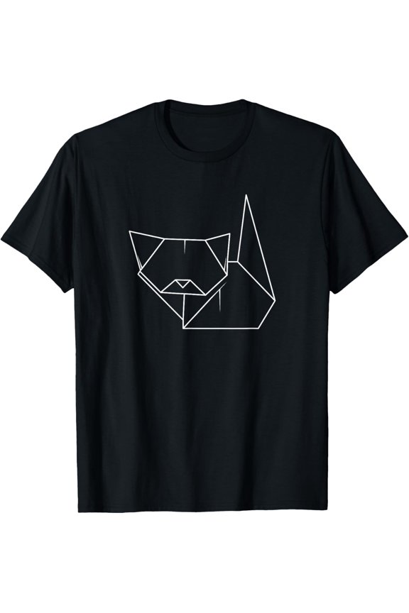 Origami Cat - Paper Folding Art Origamist Japanese Culture T-Shirt