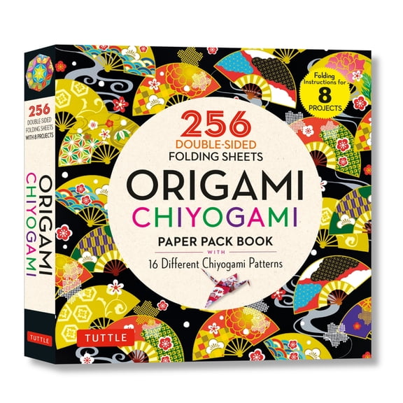 Origami Chiyogami Paper Pack Book: 256 Double-Sided Folding Sheets (Includes Instructions for 8 Models), (Paperback)