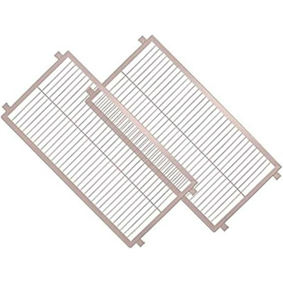 Origami Connection Bridge Racks for R3 Series 3-Shelf Small Storage Rack | Extend Your Racks 31 inches | (2 Pack) - Rose Gold