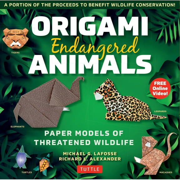 Origami Endangered Animals Kit: Paper Models of Threatened Wildlife [Includes Instruction Book with Conservation Notes, 48 Sheets of Origami Paper, Free Online Video!] (Other)