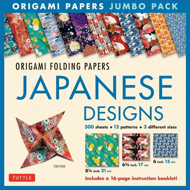 Jumbo size 13.8 inch Premium Japanese Origami Paper, 30 Sheets