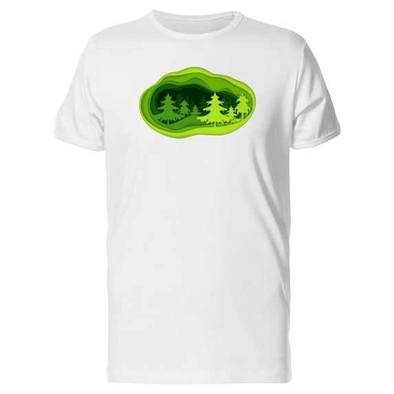Origami Forest Art Tee Men's -Image by Shutterstock