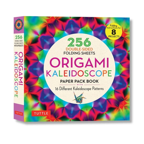 Origami Kaleidoscope Paper Pack Book: 256 Double-Sided Folding Sheets (Includes Instructions for 8 Models), (Paperback)