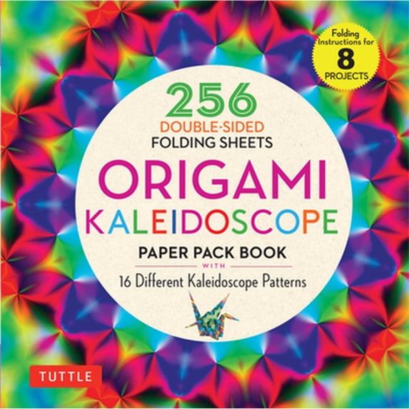 Pre-Owned Origami Kaleidoscope Paper Pack Book: 256 Double-Sided Folding Sheets (Includes (Paperback 9780804853309) by Tuttle Studio (Editor)