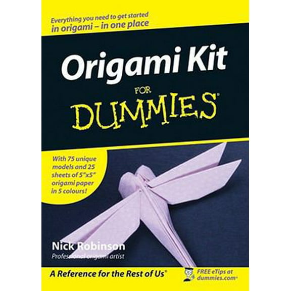 Pre-Owned Origami Kit For Dummies (Paperback) 0470758570 9780470758571