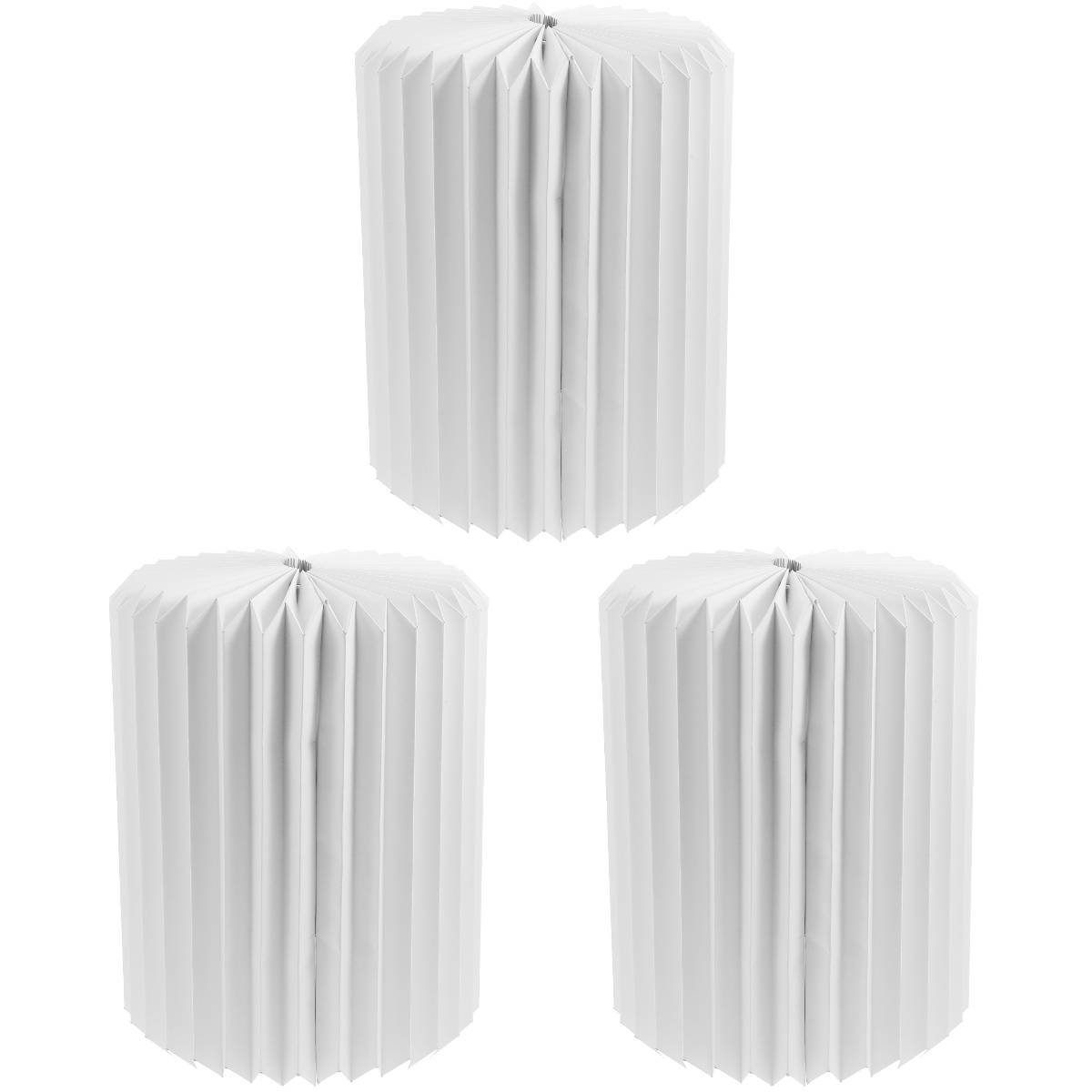 Origami Lantern Shade Pleated Paper Light Cover House Accessories Home