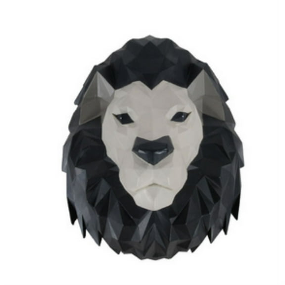 Origami Lion Head Wall Decoration
