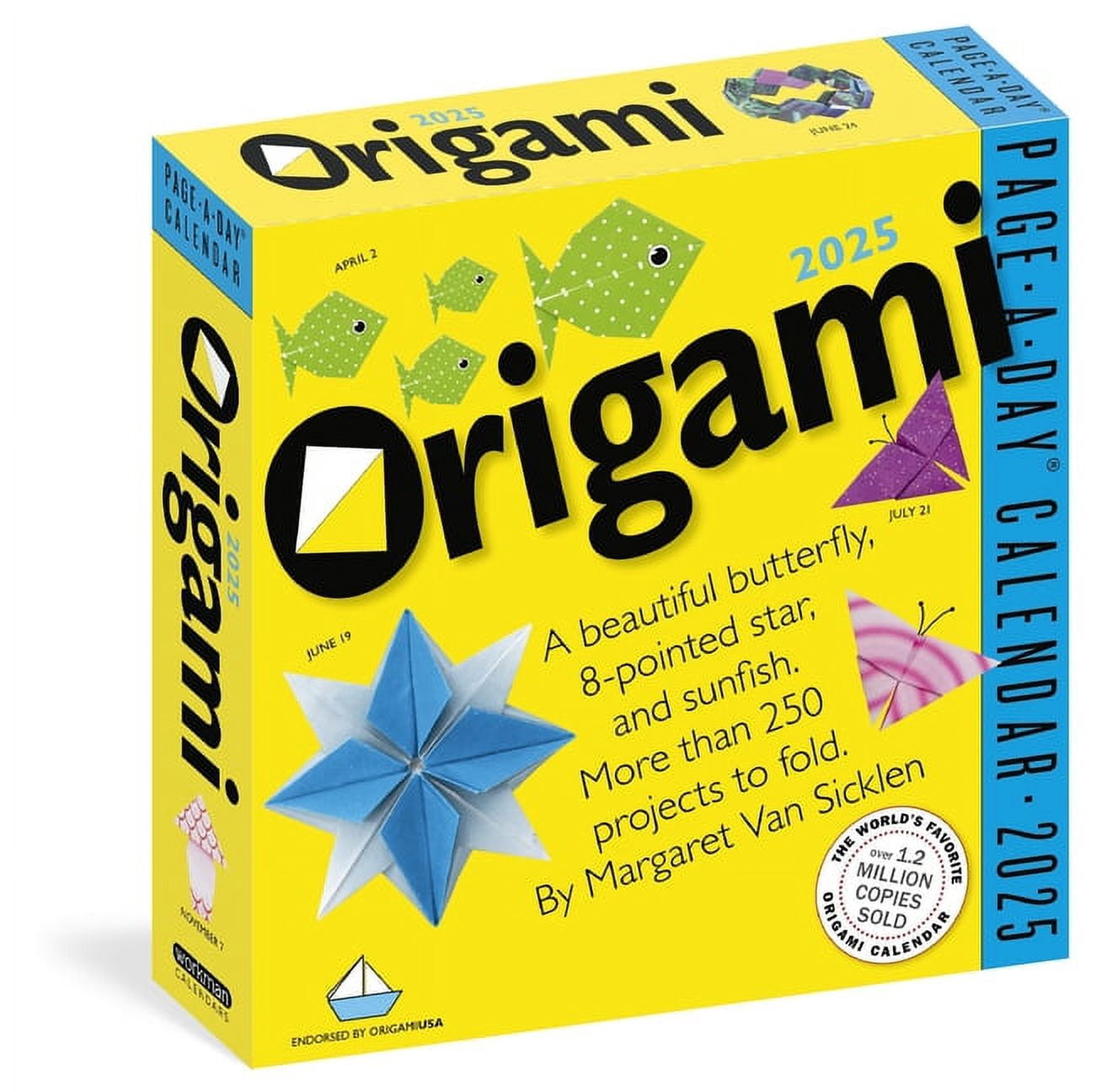Origami Page-A-Day(r) Calendar 2025: More Than 250 Projects to Fold, (Paperback)