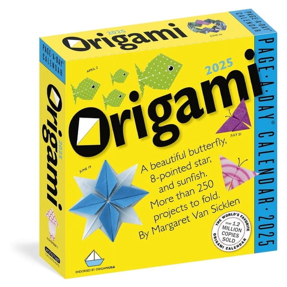 Origami Page-A-Day(r) Calendar 2025: More Than 250 Projects to Fold, (Paperback)