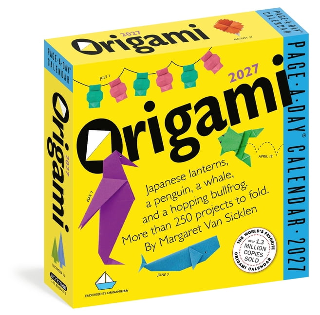 Origami Page-A-Day(r) Calendar 2027: More Than 250 Projects to Fold!, (Paperback)