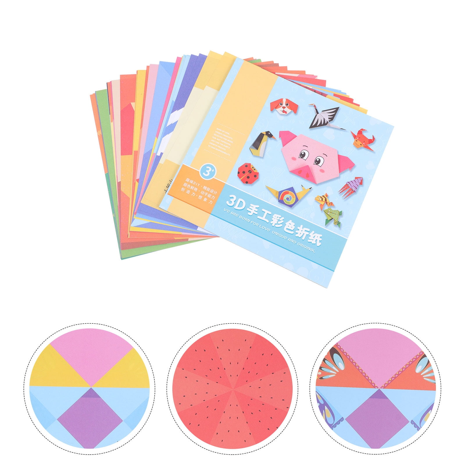 Origami Paper 1 Set Child Origami Paper Kids Educational Child Toy