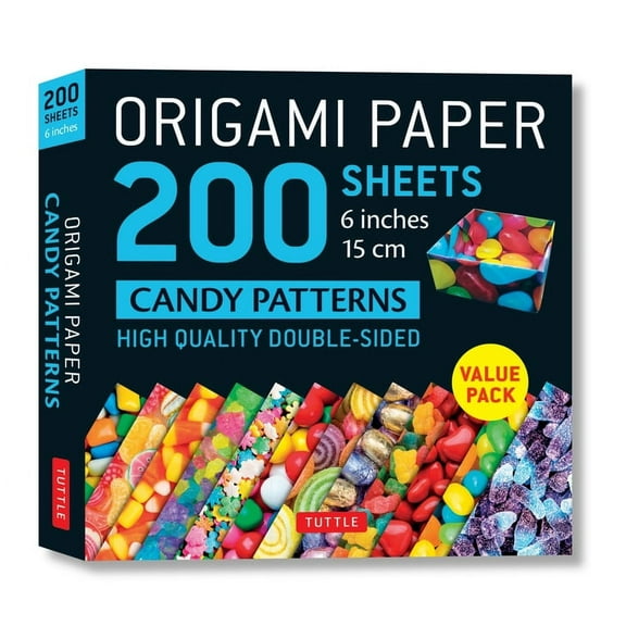 Origami Paper 200 Sheets Candy Patterns 6 (15 CM): Tuttle Origami Paper: Double Sided Origami Sheets Printed with 12 Different Designs (Instructions for 6 Projects Included) (Other)