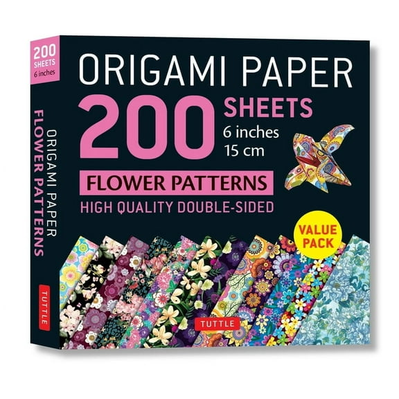 Origami Paper 200 Sheets Flower Patterns 6 (15 CM): Double Sided Origami Sheets Printed with 12 Different Designs (Instructions for 6 Projects Included) (Other)