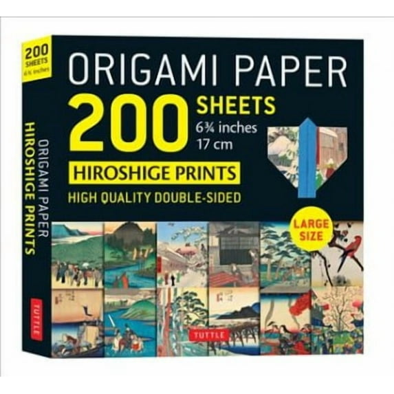 Origami Paper 200 Sheets Hiroshige Prints 6 3/4 (17 CM): Double Sided Origami Sheets with 12 Different Woodblock Prints (Instructions for 6 Projects Included) (Other)