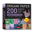 thumbnail image 1 of Origami Paper 200 Sheets Marbled Patterns 6 (15 CM): Tuttle Origami Paper: Double Sided Origami Sheets Printed with 12 Different Patterns (Instructions for 6 Projects Included) (Other), 1 of 2
