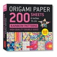 thumbnail image 1 of Origami Paper 200 Sheets Rainbow Patterns 6 (15 CM) (Other), 1 of 1