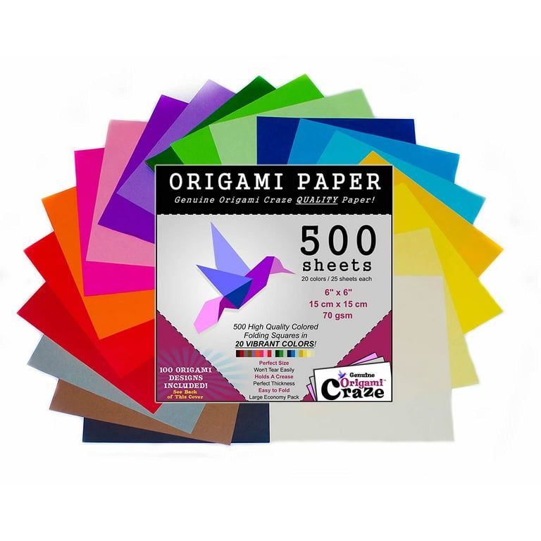 Origami Papers - 6 x 6 Square 500pk