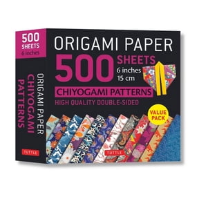 Origami Paper 500 Sheets Chiyogami Patterns 6 15cm: Tuttle Origami Paper: Double-Sided Origami Sheets Printed with 12 Different Designs (Instructions for 6 Projects Included) (Other)