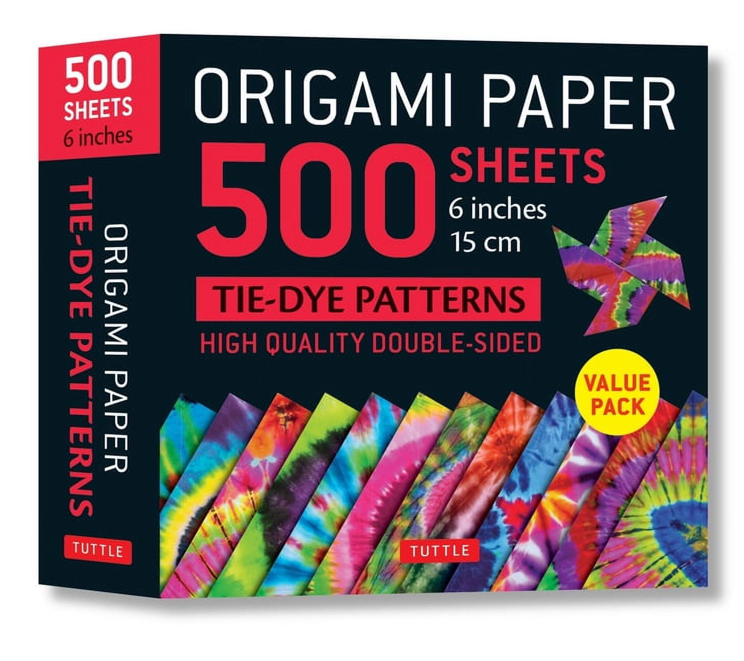 Origami Paper 500 Sheets Tie-Dye Patterns 6 (15 CM): Double-Sided Origami Sheets Printed with 12 Designs (Instructions for 6 Projects Included) (Other)