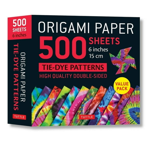 Origami Paper 500 Sheets Tie-Dye Patterns 6 (15 CM): Double-Sided Origami Sheets Printed with 12 Designs (Instructions for 6 Projects Included) (Other)