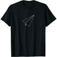 thumbnail image 1 of Origami Paper Airplane T-Shirt, 1 of 4