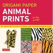 Origami Paper - Animal Prints - 8 1/4 - 49 Sheets Tuttle Origami Paper Large Origami Sheets Printed with 6 Different P, Loose Leaf
