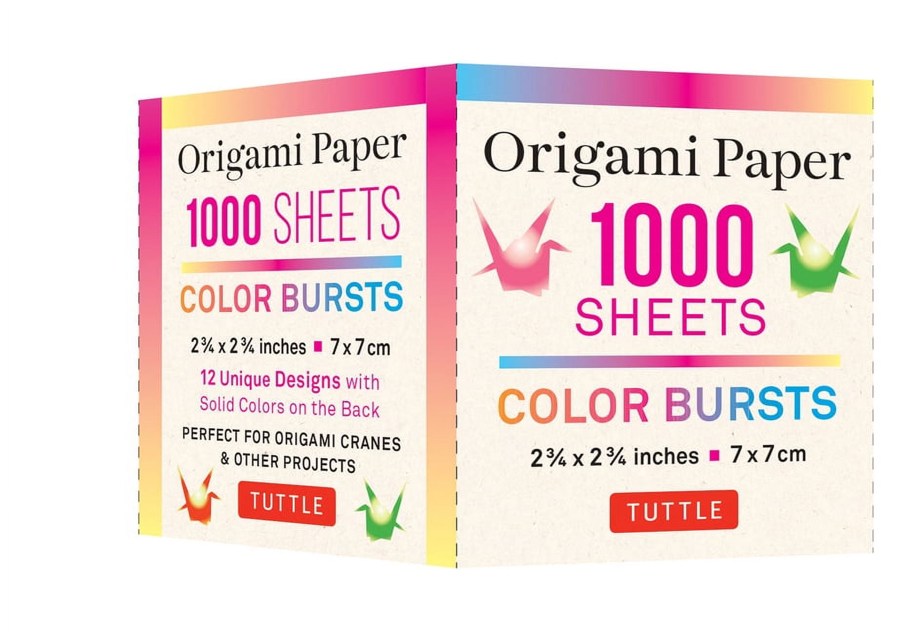 Origami Paper 500 Sheets Vibrant Colors 4 (10 CM): Tuttle Origami