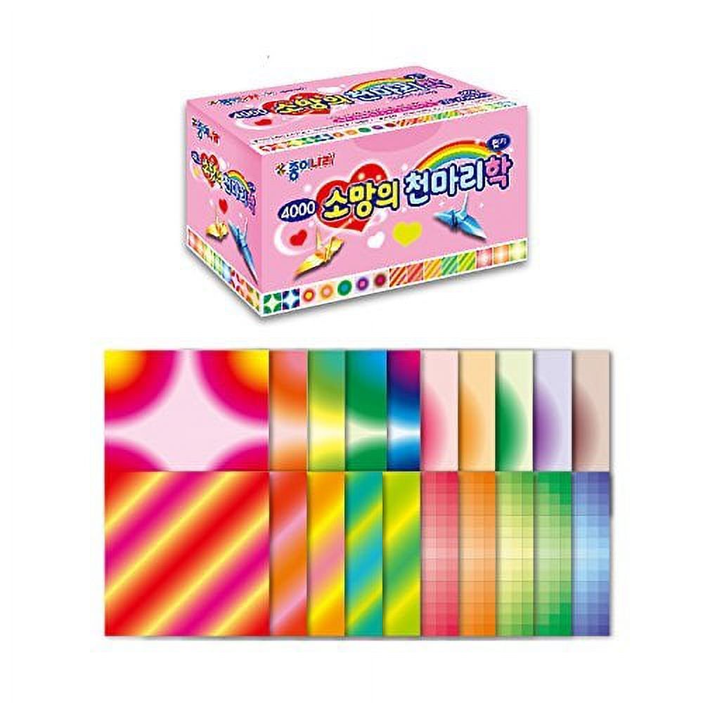 Origami Paper Crane Folding DHF10 Colored Paper :1000 Sheets (1pk ...