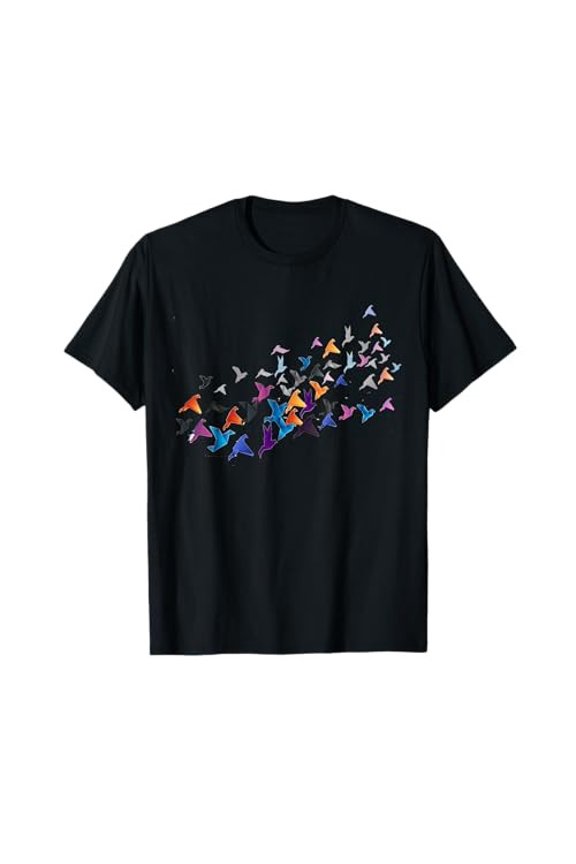 Origami Paper Crane T-Shirt Japanese Culture Art T-Shirtfrom JP