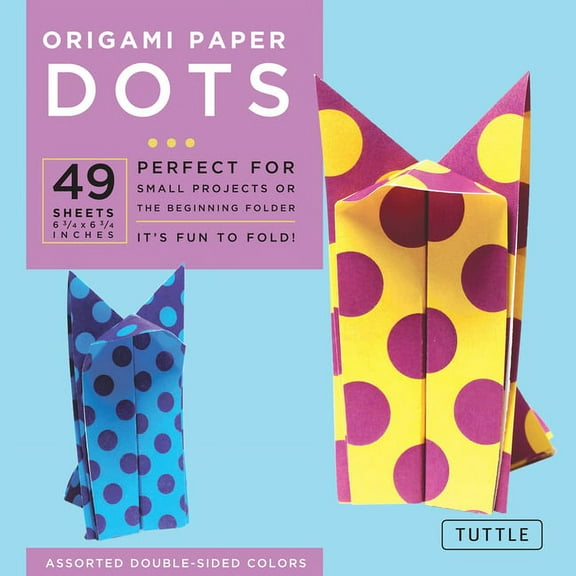 Tuttle Specials Origami Paper - Dots - 6 3/4 - 49 Sheets: Tuttle Origami Paper: Origami Sheets Printed with 8 Different Patterns: Instru, (Loose Leaf)
