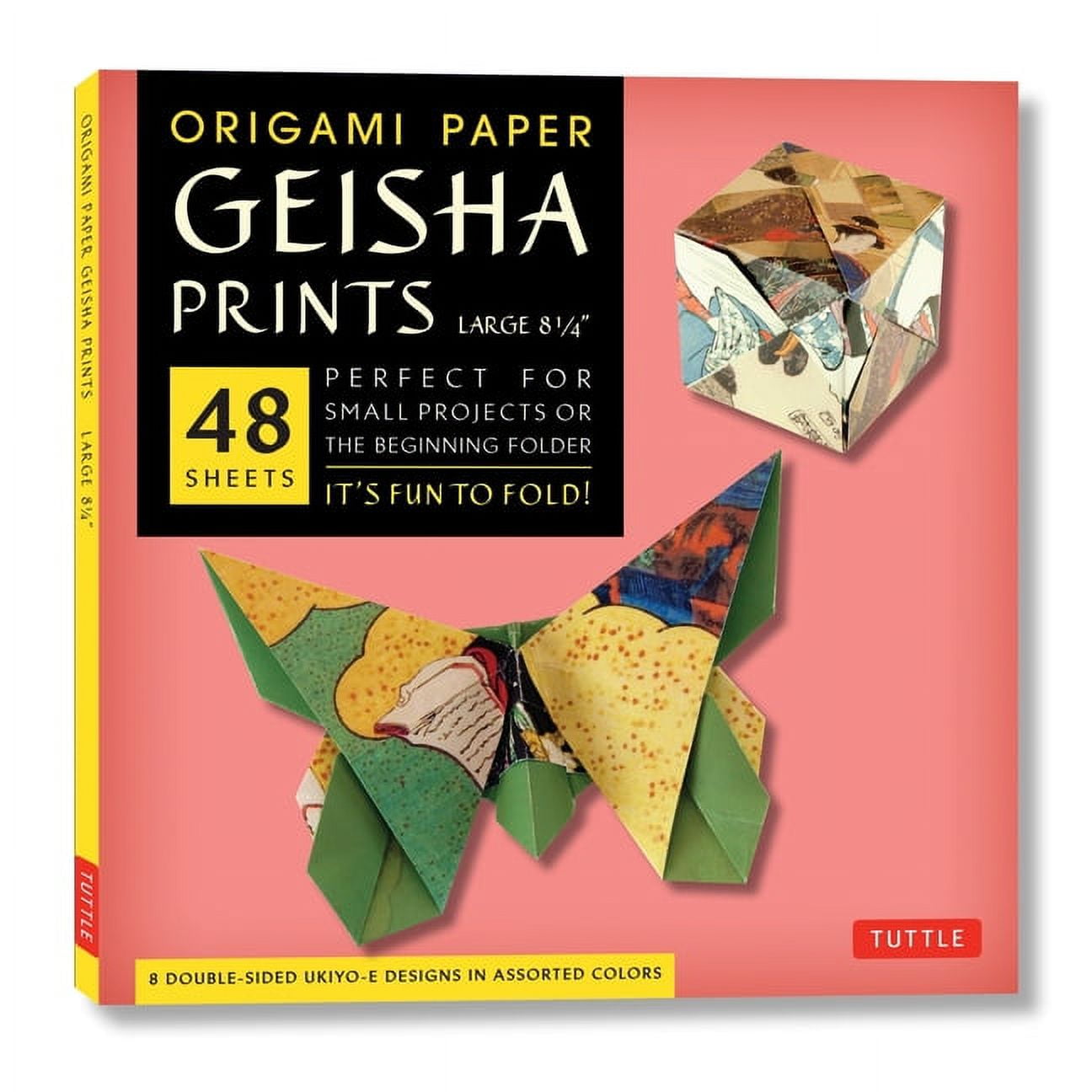 Origami Paper 48 Sheets Geisha Prints 6 3/4 inches Origami Paper 48 Sheets Geisha Prints 6 3/4 inches