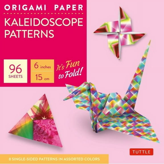 Origami Paper - Kaleidoscope Patterns - 6 - 96 Sheets: Tuttle Origami Paper: Origami Sheets Printed with 8 Different Patterns: Instructions for 7 Projects Included (Other)