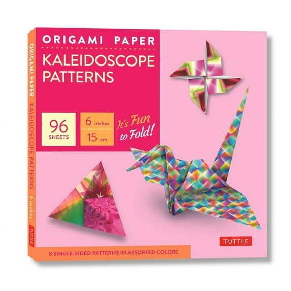 Origami Paper - Kaleidoscope Patterns - 6 - 96 Sheets: Tuttle Origami Paper: Origami Sheets Printed with 8 Different Patterns
