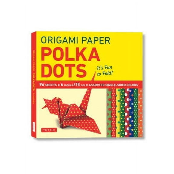 Origami Paper - Polka Dots 6 - 96 Sheets: Tuttle Origami Paper: Origami Sheets Printed with 8 Different Patterns: Instructions for 6 Projects Included (Other)
