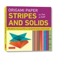 thumbnail image 1 of Origami Paper - Stripes and Solids 6" - 96 Sheets : Tuttle Origami Paper: High-Quality Origami Sheets Printed with 8 Different Patterns: Instructions for 6 Projects Included (Kit), 1 of 1