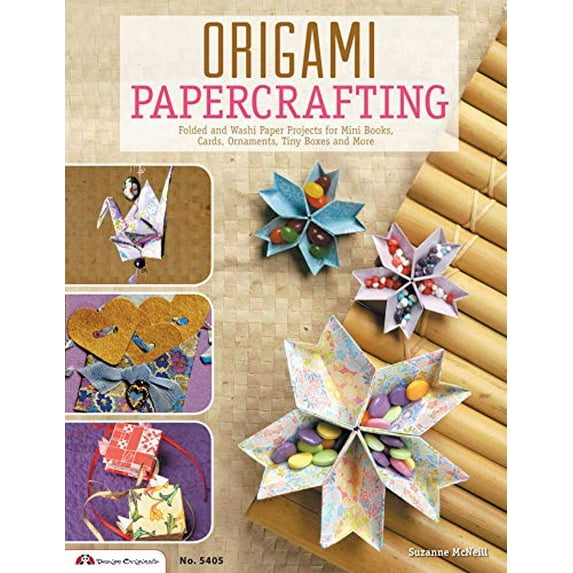 Pre-Owned Pre-Owned Origami Papercrafting: Folded and Washi Paper Projects for Mini Books, Cards, Ornaments, Tiny Boxes and More (Design Originals): 5405 Paperback