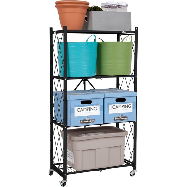 Origami R4 4Tier Folding Shelf Garage Shelving Heavy Duty Shelving