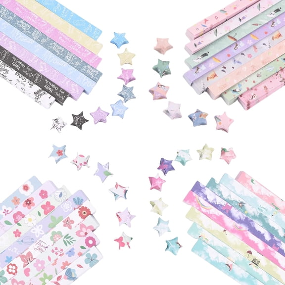 Origami Stars - 2120 Lucky Star Paper Strips for Handmade Cards, Party Decor & Crafts