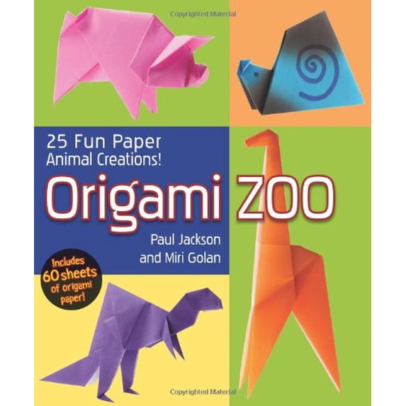 Pre-Owned Origami Zoo: 25 Fun Paper Animal Creations! (Paperback) 142362016X 9781423620167