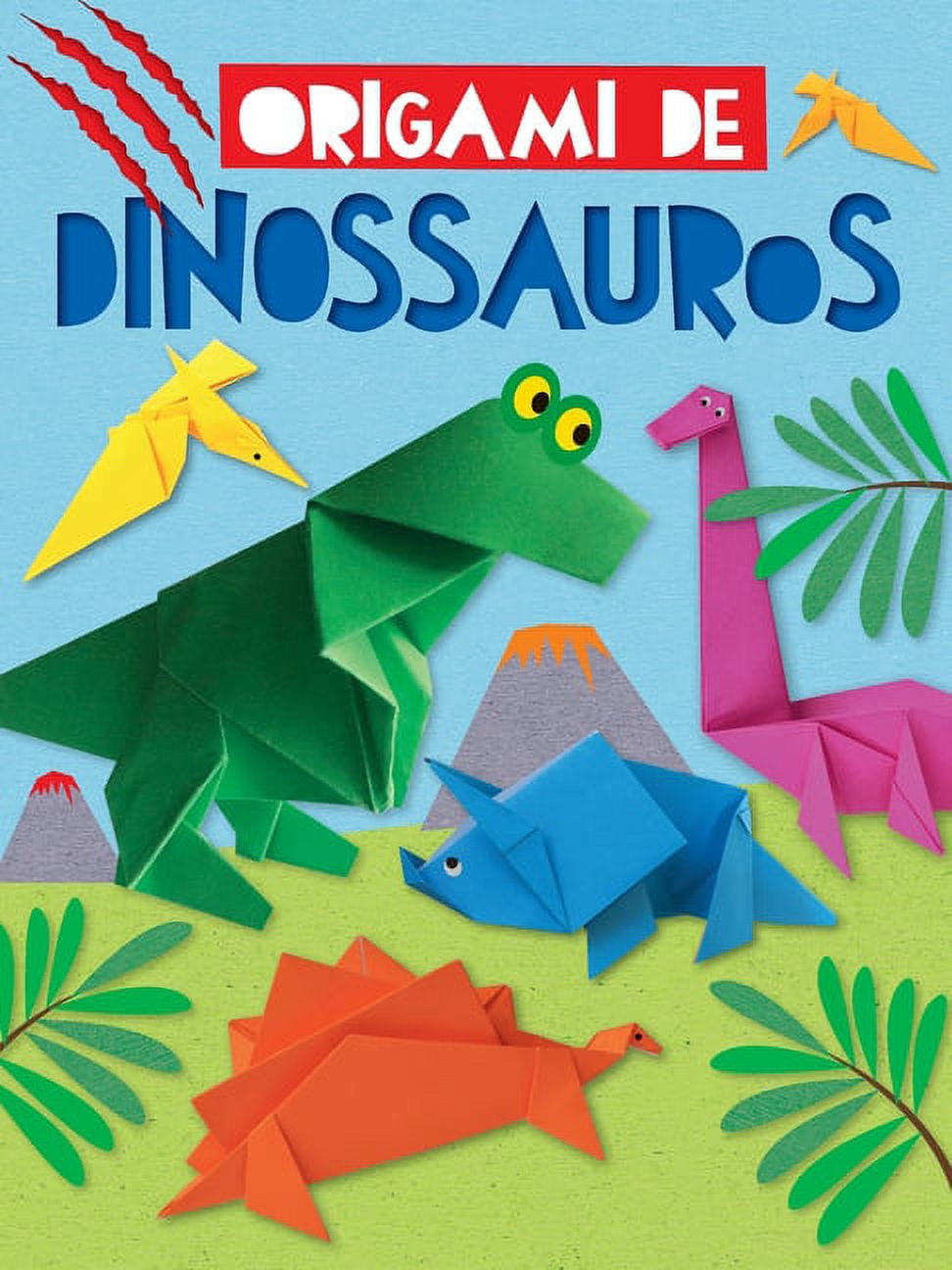 Origami de dinossauros, (Paperback)